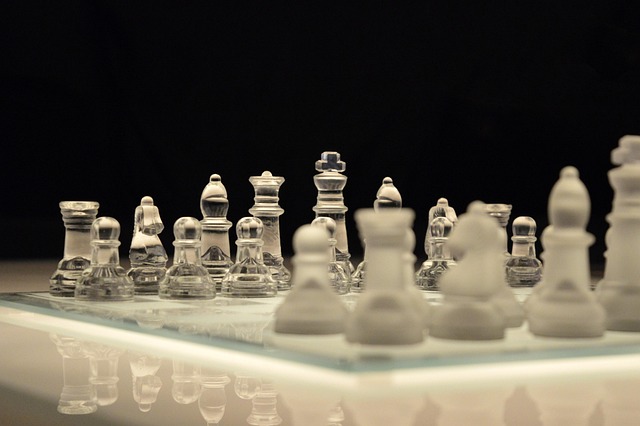 antique board game pieces table